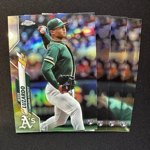 2020 Topps Chrome Jesus Luzardo Refractor #5 RC + Base Lot Rookie - A's Phillies - Bild 1 von 3