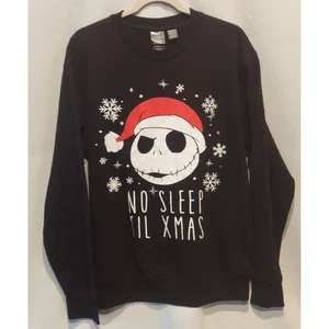 Felpa Disney Uomo Nera Incubo Prima di Natale Illuminata Taglia Media - Foto 1 di 13