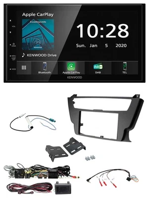 Kenwood Bluetooth Lenkrad DAB USB 2DIN Autoradio für BMW 3er 4er 2012-2016 ohne - Bild 1 von 4