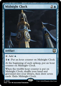 Midnight Clock #189 | Near Mint | Modern Horizons 3 Commander Magic MTG - Picture 1 of 1