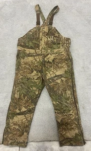Vintage Duxbak Realtree Camo  Insulated Bib Overalls Zip Leg X Large USA - Picture 1 of 10