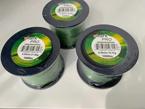 lote 3 piezas trenza de pesca SHARK PRO 1000m 1093 yardas 0.20 0.25 0.30 línea de pesca - Imagen 1 de 15