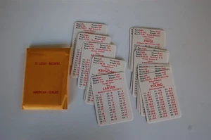 Juego de 25 de béisbol APBA 1953 St. Louis Browns - Imagen 1 de 2