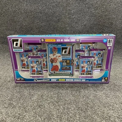 帕尼尼 2025 Donruss Panini NFL 足球爆破盒 81 张卡(凹陷盒) — 第 1/4 张图片
