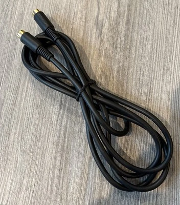 Radio Shack Vintage  6 Foot, S-Video Cable, Gold 4 Pin Male to Male, Serial PS/2 - Image 1 of 4