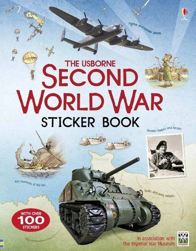 Second World War sticker book - Image 1 of 1
