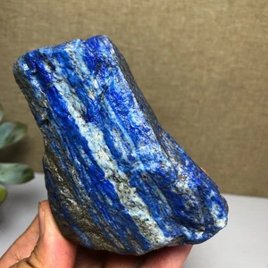 Piedra preciosa de cristal de lapislázuli natural 475 g muestra mineral áspera curación g7263 - Imagen 1 de 16
