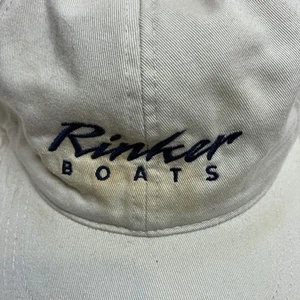 Rinker Boats Time well spent since 1945 White Hat 100% Cotton - Picture 1 of 16