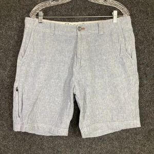 Eddie Bauer Mens Linen Cotton Shorts Size 33 - Picture 1 of 10