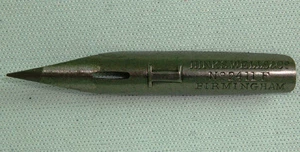 PLUME PEN NIB PENINI SCHREIBENFEDER HINKS WELL'S CO 1 ESTAMPE - Picture 1 of 1