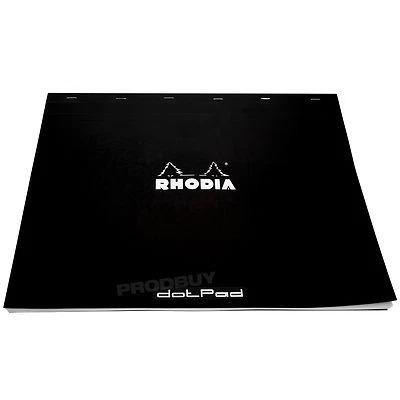 Rhodia Large A3 Black dotPad Dot Matrix Grid Book Architects Sketch Drawing Pad