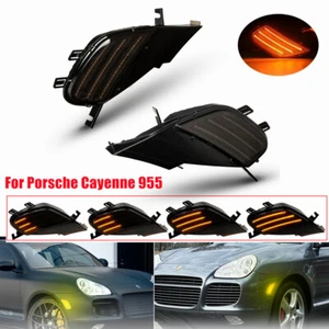 Luz de señalización lateral secuencial LED de humo para Porsche Cayenne 955 2003-2006 - Imagen 1 de 11