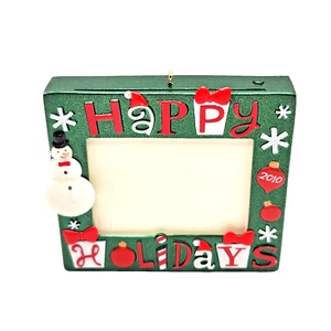 Cornice portafoto Hallmark Happy Holidays 2010 decorazione casa - Foto 1 di 2