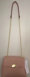 NEW Liz Claiborne Nadia Flap Crossbody Light Rose Handbag Purse with tags NWT - Picture 1 of 7