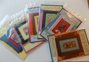 Lizzie Kate Punch Needle Patterns w/ Pre-Stamped Weavers Cloth - Picture 1 of 20