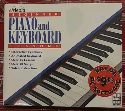 Beginner Piano and Keyboard Lessons CD-Rom ba,y eMedia for Windows Or Mac - Image 1 of 4