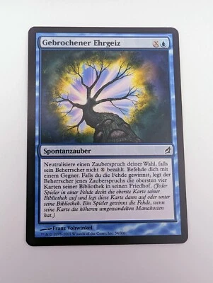 Magic the Gathering BROKEN AMBITIONS Lorwyn MTG DE GEBROCHENER EHRGEIZ - Image 1 of 2