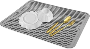 Abtropfmatte, Abtropfmatte Geschirr, 40X30 Cm Abtropfmatte Für Geschirr Spüle,  - Bild 1 von 12