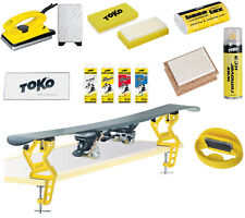 Toko Skiwax Set 12-teilig mit Wachsbügeleisen Skispanner und Kantenschärfer