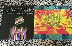 Cellular Chaos Diamond Teeth Clenched + Self Titled Color/Clear Vinyl SkinGraft  - Imagen 1 de 6