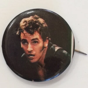 Vintage 1980 BRUCE SPRINGSTEEN The River era pinback button pin badge E St Band - Picture 1 of 2