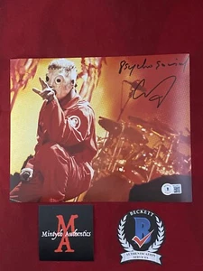 Corey Taylor Slipknot Stone Sour signiert 8x10 Foto Beckett COA CMFT IOWA - Bild 1 von 1
