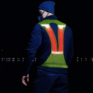 Elanox Led Weste Usb Akku Laufweste Ledweste Sicherheitsweste Veste Refklektor - Bild 1 von 27