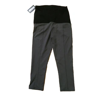 EPIC MMA GEAR Yoga Fitness Capri Leggings Mujer Gris Carbón y Negro GRANDES - Imagen 1 de 5