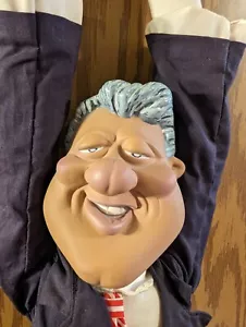 Bill Clinton Doll Novelty Draft Dodger 25" Doorstop Hanging Decor Man Cave Vtg - Picture 1 of 12