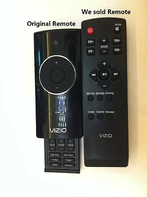 NEW Replaced VIZIO Sound Bar Remote Control for SB4020M-B0 SB4020M-A0 VSB206-B - Image 1 of 2