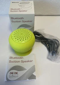 Portable Wireless Bluetooth Splash Proof Green Strong Suction Cup Speaker - Picture 1 of 11
