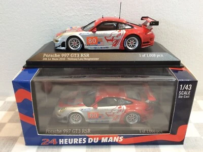 1/43 MINICHAMPS 410 106980 PORSCHE 997 GT3 RSR LE MANS 2010 LTD ED FLYING LIZARD - Image 1 of 4