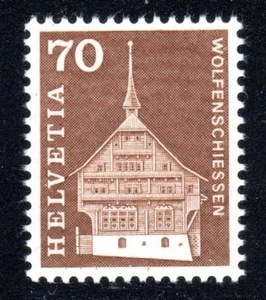 1967 Switzerland SC# 446 - Lussy House, Wolfenschiessen - M-NH - Picture 1 of 1