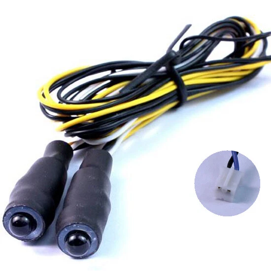 NEW Yeah Racing LK-0025YW Angeleye Yellow LED Light Cable 2 LED (Tamiya Plug) - Image 1 of 1