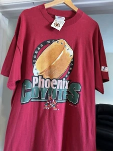 Vintage Phoenix Coyotes T Shirt Size L Logo Athletics 90s - Picture 1 of 6