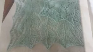FIBER DREAMS "PAZIFISCHE INSELN" SCHÖNES MUSCHEL-STRICKMUSTERBLATT UVP 6 $ - Bild 1 von 5