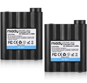 Miady Replacement For Midland BATT5R Series 2-Way Radio Battery, Pack of 2 - Picture 1 of 2