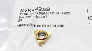 1 Stück SANDVIK R166.0L-16SA01F080 Grade 1020 Hartmetall Gewindeeinsatz - Bild 1 von 1
