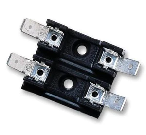 6.3mm x 32mm Fuse Block, 300V, 20A, - S-8201-3-R - Picture 1 of 1