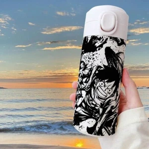 One Piece Law Anime Edelstahl Trinkflasche Isolierflasche thermos cup 420ML - Picture 1 of 2