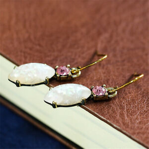 Gorgeous 14K Gold Filled Drop Earrings for Women Fire Opal Jewelry Ea A Pair/set