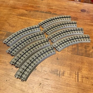 O guage MTH Realtrax O-31" Curve Track 8 pieces Solid Rail - Picture 1 of 14