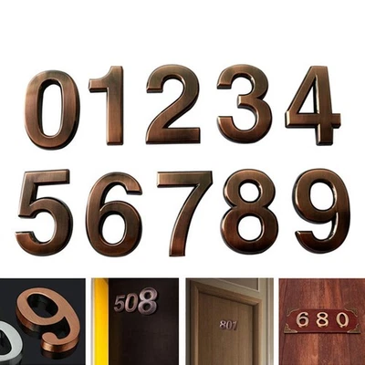 For Mailbox House Door Hotel Door Number Door Sign 50*35*6mm Door Label - Image 1 of 4
