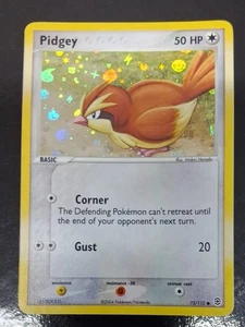 POKEMON PIDGEY 73/112 FEUERROT & BLATTGRÜN RARE HOLO PACKET TO SLEEVE MINT - Bild 1 von 2
