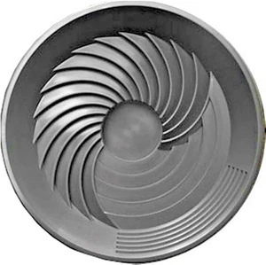 Turbo Pan Negro 16" Plástico Dorado Pan Esclusa Pan Prospección Gema Turbopan - Imagen 1 de 7