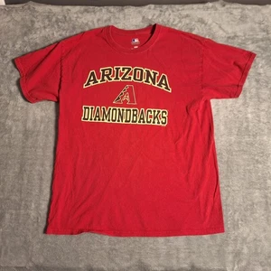 Arizona Diamondbacks Large T-Shirt rot MLB Baseball Spellout Logo MLB  - Bild 1 von 6