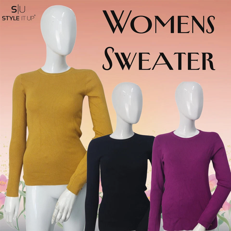 Ladies Red Herring Sweater Women's Soft Knit Long Sleeve Jumper Pullover Top UK - Image 1 of 1