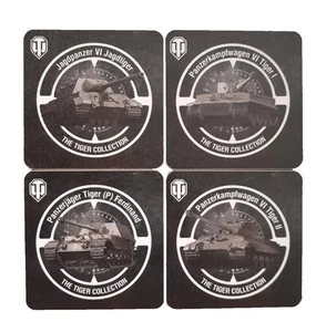 Set Sottobicchieri Ufficiale World Of Tanks The Tiger Collection Nuovo - Foto 1 di 2