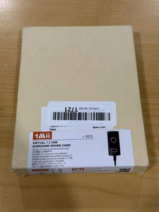 1Mii Virtual 7.1 USB Surround Sound Card Model S03 New ( Open Box) - Picture 1 of 7