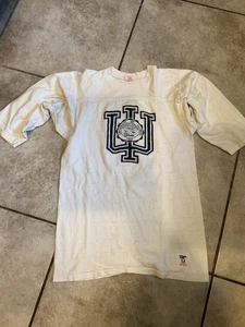 Vintage Illinois University Collegiate Pacific M Tshirt Jersey 70s 80s - Picture 1 of 5